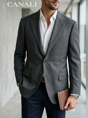 Canali Charcoal Blazer